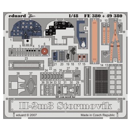Eduard FE380 IL-2m3 Stormvik-Accurate Miniatures