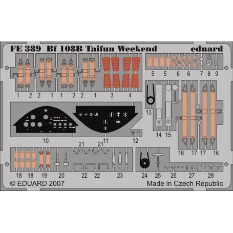 Bf 108B Taifun Weekend EDUARD