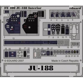 Eduard 1:48 Elementy wnętrza do Junkers Ju-188E dla Dragon