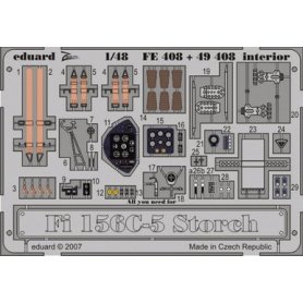 Eduard 1:48 Fieseler Fi-156 C-5 Storch interior S.A. dla Tamiya