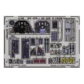 Eduard 1:48 Elementy wnętrza do F-105D dla Hobby Boss