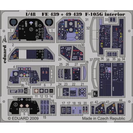 F-105G interior S.A. HOBBY BOSS