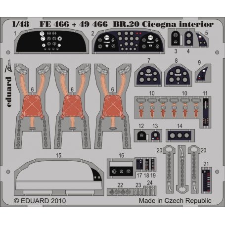 BR.20 Cicogna interior S.A. SPECIAL HOBBY/PACIFIC COAST