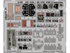 Eduard 1:48 Interior elements for Grumman F6F-3 / Hobby Boss