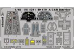 Eduard 1:48 Interior elements for A-7A /B / Hobby Boss