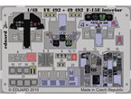 Eduard 1:48 Elementy wnętrza do F-15E dla Academy 12215