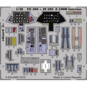 F-100D interior S.A. TRUMPETER