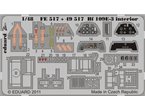 Eduard 1:48 Interior elements for Messerschmitt Bf-109 E-3 / Airfix