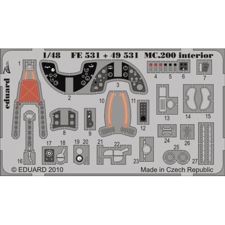 MC 200 interior S.A. ITALERI