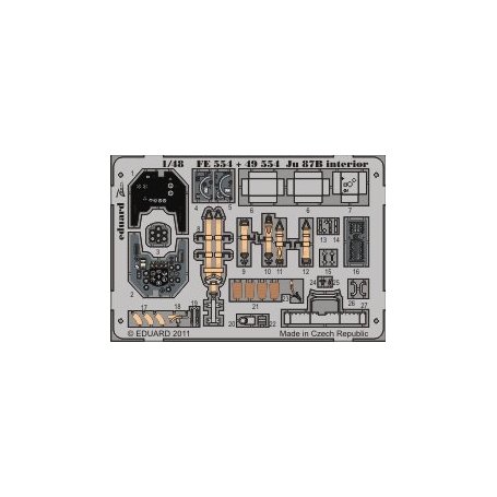 Ju 87B interior S.A. ITALERI