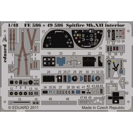 Spitfire Mk.XII interior S.A. AIRFIX