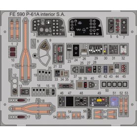 P-61A interior S.A. GREAT WALL HOBBY L-4802