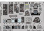 Eduard 1:48 Elementy wnętrza do Grumman F-14B Tomcat dla Hobby Boss