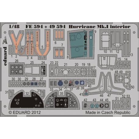Hurricane Mk.I interior S.A. ITALERI