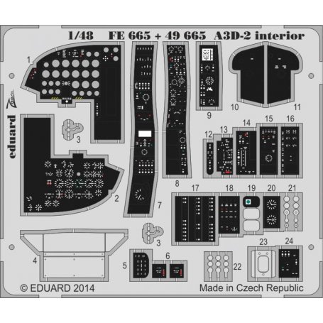 A3D-2 interior S.A. Trumpeter