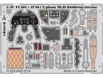 Eduard 1:48 Interior elements for Hawker Typhoon Mk.Ib BUBBLETOP / Italeri and Hasegawa