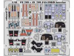 Eduard 1:48 Interior elements for JAS-39B / D / Kittyhawk KH80118