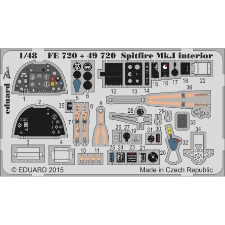 Spitfire Mk.I interior S.A. Airfix A05126