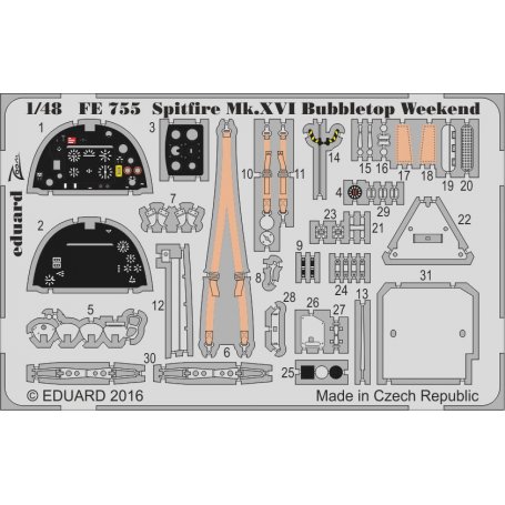 Spitfire Mk.XVI Weekend EDUARD 84141