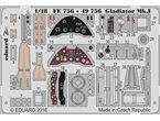 Eduard 1:48 Interior elements for Gloster Gladiator Mk.I / Merit 64803