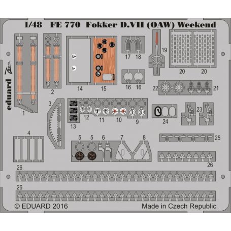 Fokker D.VII OAW Weekend EDUARD