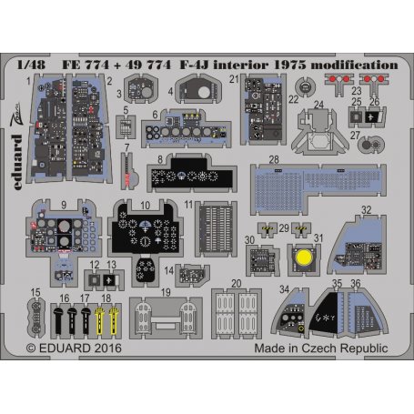 F-4J interior 1975 modification ACADEMY 12515