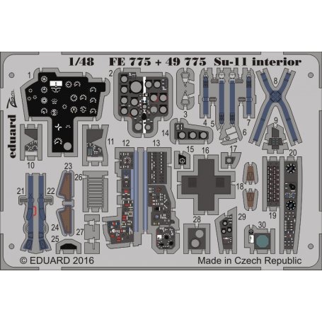 Su-11 interior HOBBY BOSS 02898