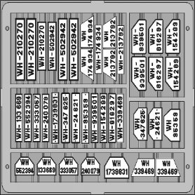 Eduard BIG 1:35 German WWII licence plates