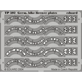 Eduard BIG 1:35 German WWII licence plates