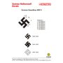 Kalkomanie German WWII Swastikas 