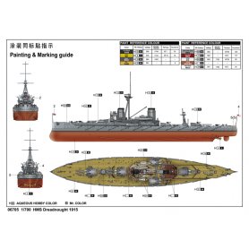Trumpeter 1:700 HMS Dreadnought 1915
