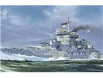 Trumpeter 1:700 HMS Warspite 1942