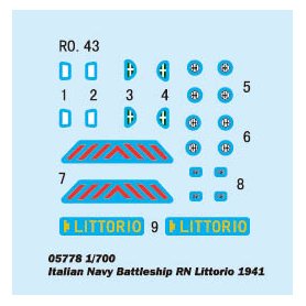Trumpeter 1:700 RN Littorio 1941