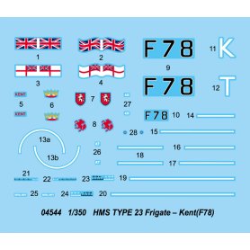 TRUMETER 04544 HMS TYPE 23 FRIGATE