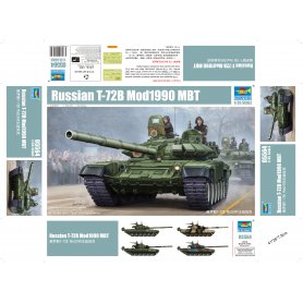 Trumpeter 1:35 T-72BM model 1990 MBT