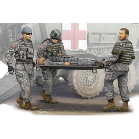 TRUMPETER 1:35 00430 MODERN U.S. Army-Stretcher Ambulance Team