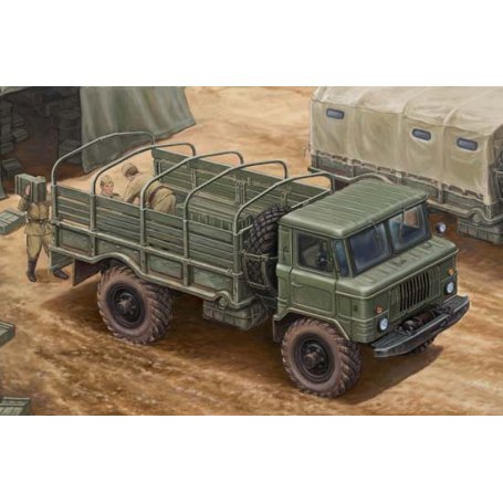 TRUMPETER 1:35 01016 RUSSIAN GAZ-66 LIGHT TRUCK