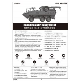 Trumpeter 1:35 Canadian Husky 6X6 APC wersja poprawiona