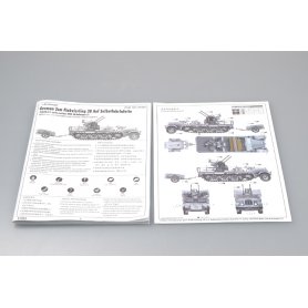 Trumpeter 1:35 2cm Flakvierling 38 auf Selbstfahrlafette Sd.Kfz.7/1 wczesna wersja w/Sd.Anhanger 51
