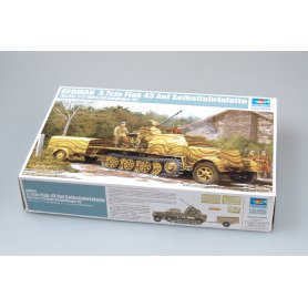 Trumpeter 1:35 3,7cm Flak 43 Auf Selbstfahrlafette Sd.Kfz.7/2 w/Sd.Anhänger 52