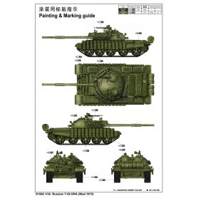 Trumpeter 1:35 T-62 model 1972 w/ERA