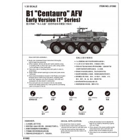 Trumpeter 1:35 B1 Centauro AFV wczesna wersja