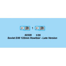 Trumpeter 1:35 02329 Soviet D30 122 mm Howitzer Late version