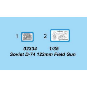 Trumpeter 1:35 D74 122mm 