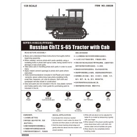 Trumpeter 1:35 05539 Russian ChTZ S-65 Tractor with cab