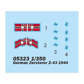 Trumpeter 1:350 Z-43 1944