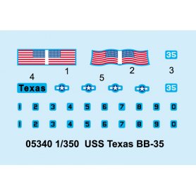 Trumpeter 1:350 05340 USS New Texas BB-35