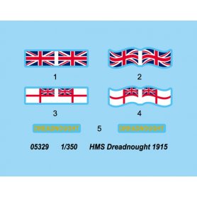 Trumpeter 1:350 HMS Dreadnought 1915