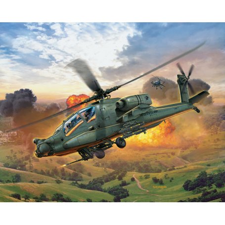 Revell 64985 Model Set 1/100 AH-64A Apache