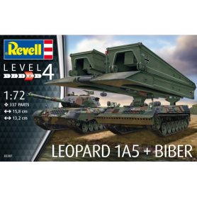 Revell 1:72 Leopard 1A5 i Bridgelayer Biber